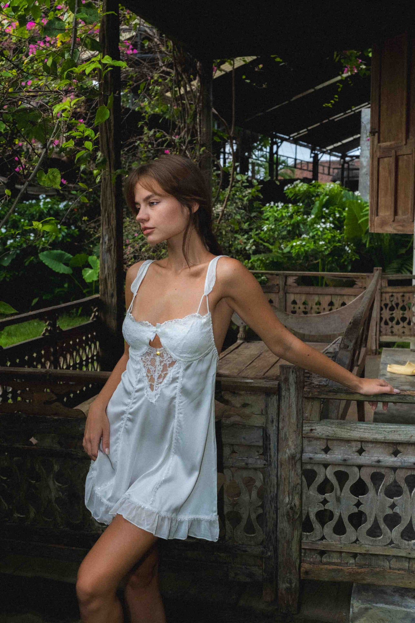Ahnah White Babydoll